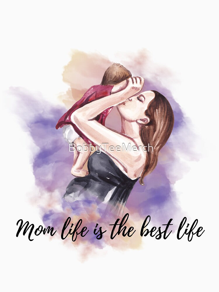 Mom Life Is The Best Life by BobbyTee Merch T-Shirts, Hoodie, Sweatshirt | BlankRebels.com (Image 3)