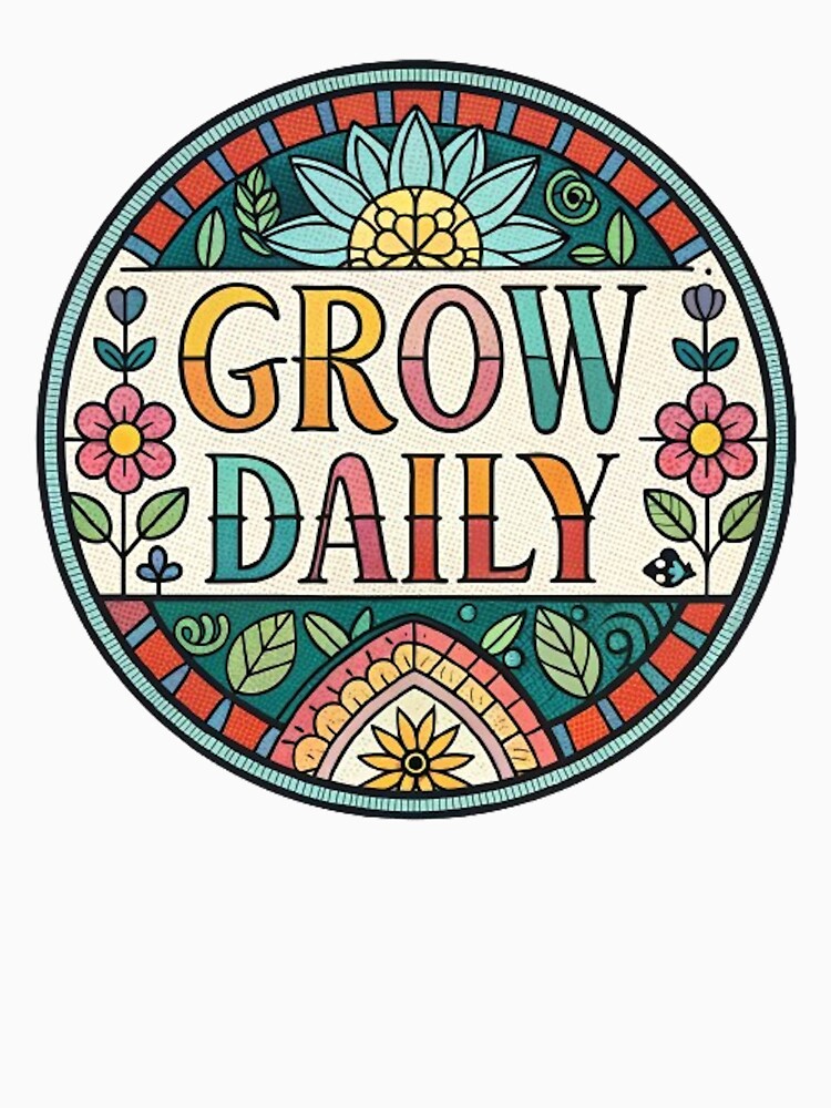 GROW DAILY by likbatonboot T-Shirts, Hoodie, Sweatshirt | BlankRebels.com (Image 3)
