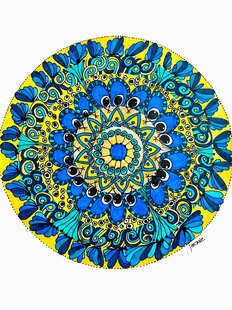 Peacock Mandala by JackiesTshirts T-Shirts, Hoodie, Sweatshirt | BlankRebels.com (Image 3)