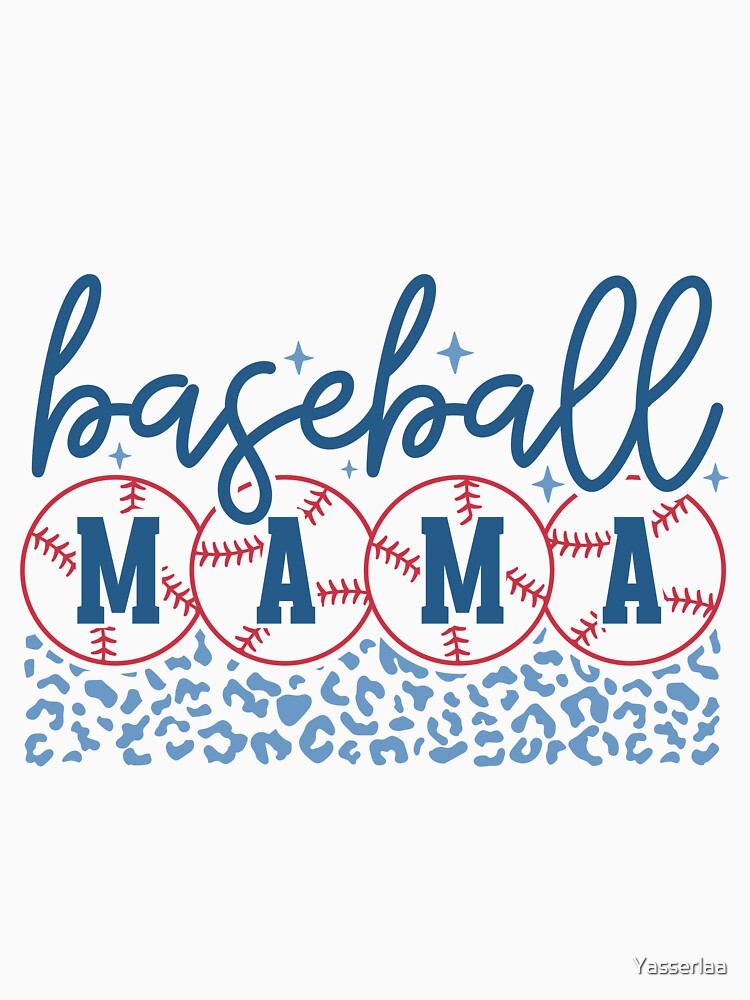 MAMA Baseball, Sideline Social Club Baseball, baseball graphic tee, by Yasserlaa