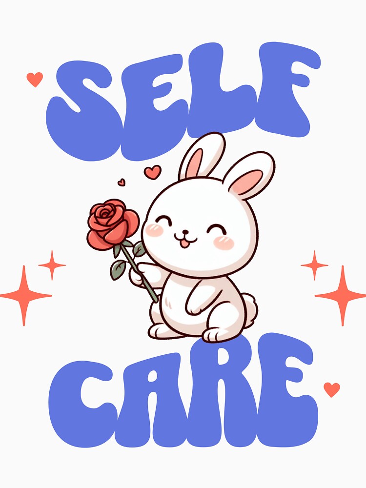 self care american traditional rose Bunny by LemuellTrends T-Shirts, Hoodie, Sweatshirt | BlankRebels.com (Image 3)