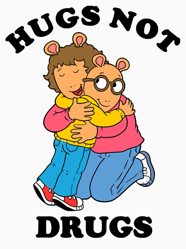 Arthur Hugs not drugs by Garcia346 T-Shirts, Hoodie, Sweatshirt | BlankRebels.com (Image 3)