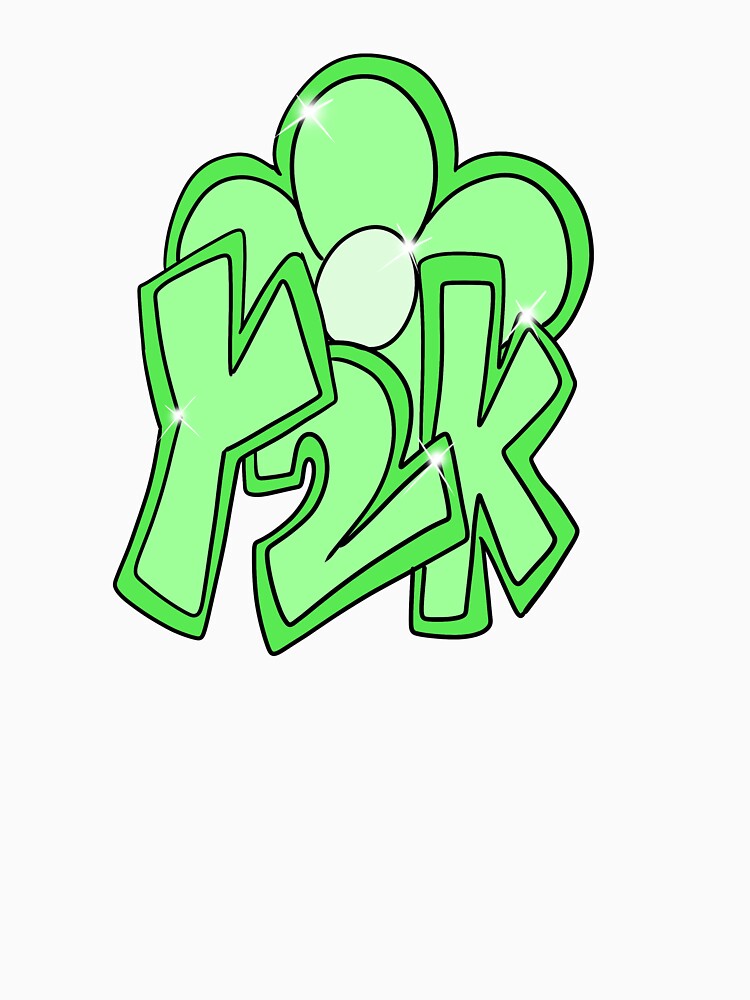 Y2K Flower (green) by gross-girl99 T-Shirts, Hoodie, Sweatshirt | BlankRebels.com (Image 3)