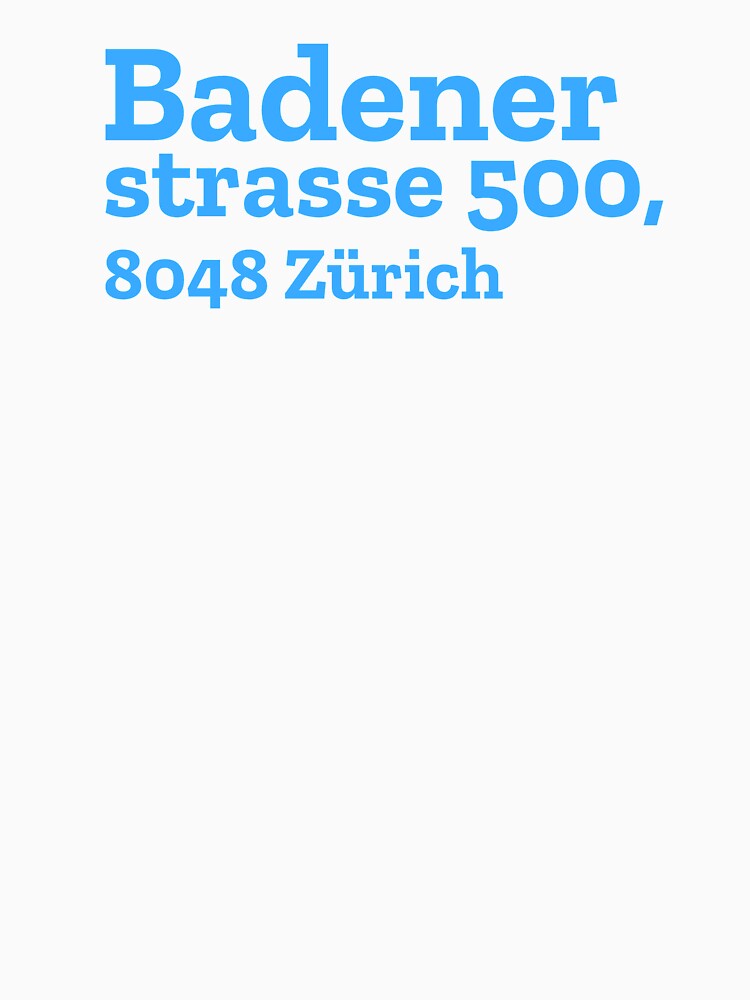 Zurich Stadium Address by The Chuck Wagon