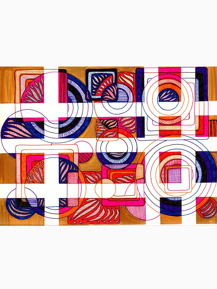 Goldilocks Abstract Doodle Art by Courtney Wartner T-Shirts, Hoodie, Sweatshirt | BlankRebels.com (Image 3)