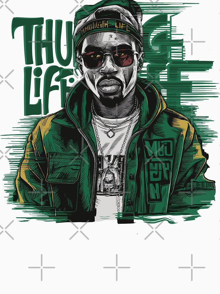 Thug life Black Guy Thug Life Design by diegomenjivar92