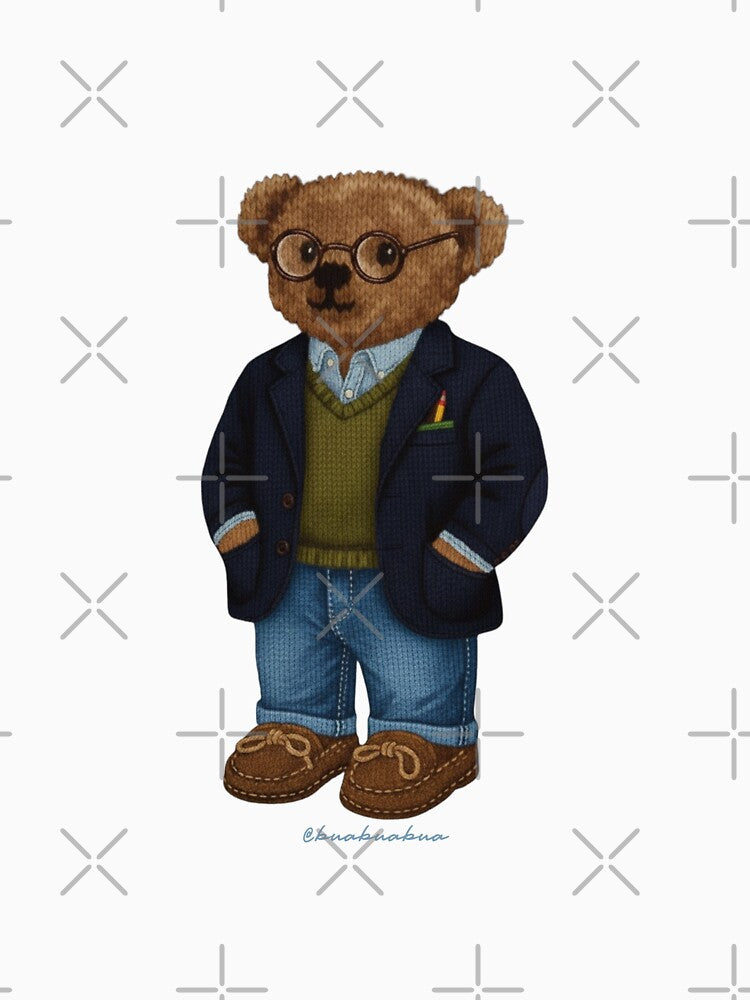 Cute Teacher Polo Tedy Bear by BUABUABUA T-Shirts, Hoodie, Sweatshirt | BlankRebels.com (Image 3)