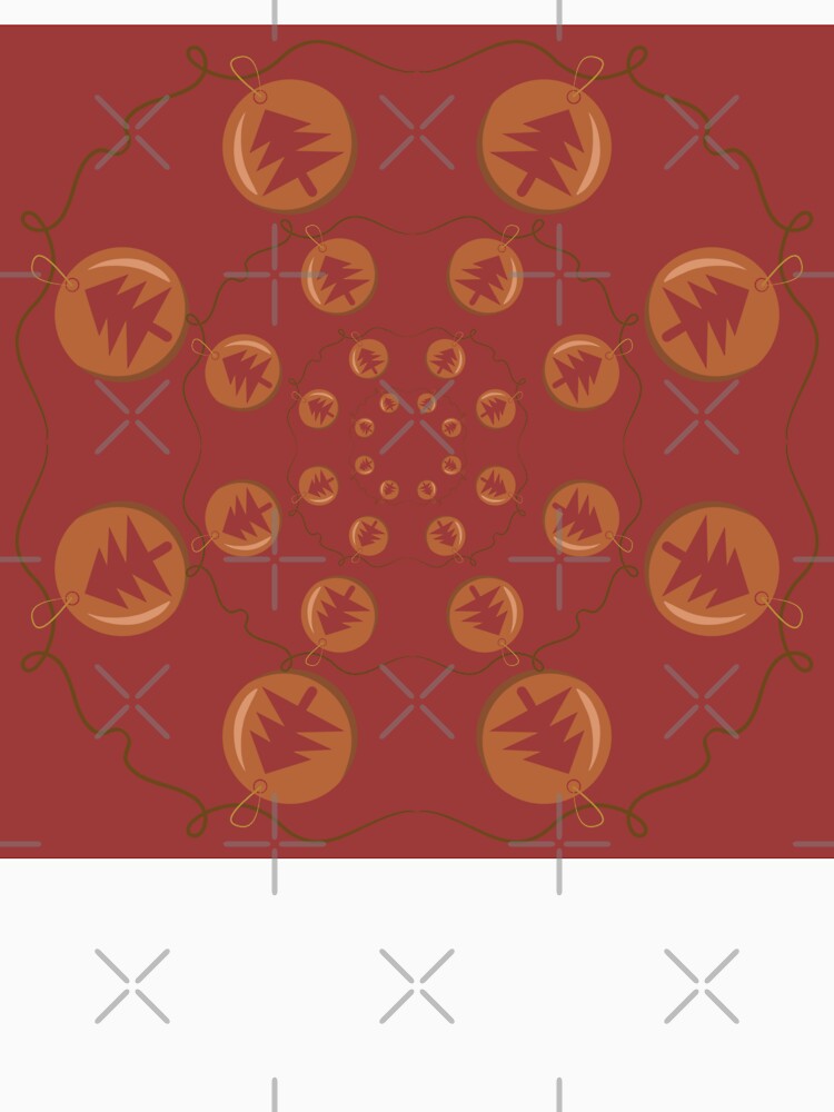 Minimalistic Christmas Bauble Pattern 2 by ellealsopaints T-Shirts, Hoodie, Sweatshirt | BlankRebels.com (Image 3)
