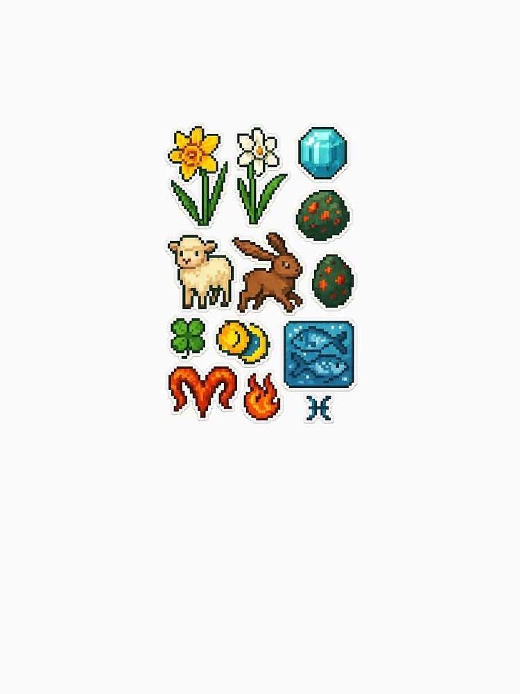 Retro Pixel March Stickers by BrushAndBreathe T-Shirts, Hoodie, Sweatshirt | BlankRebels.com (Image 3)