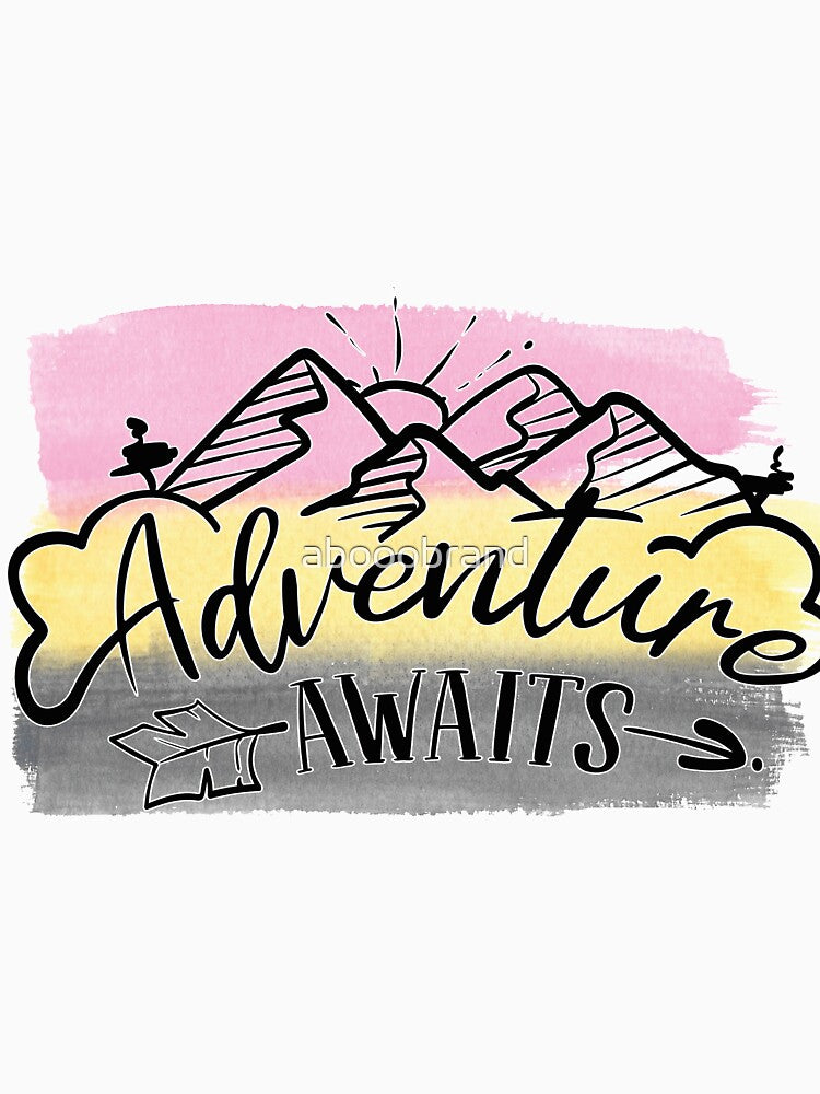 adventure await mountain color paint by abooobrand T-Shirts, Hoodie, Sweatshirt | BlankRebels.com (Image 3)