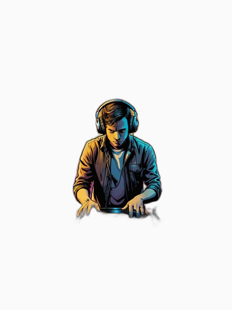Interdimensional DJ: Portal to Parallel Beats by Fashionlook77 T-Shirts, Hoodie, Sweatshirt | BlankRebels.com (Image 3)