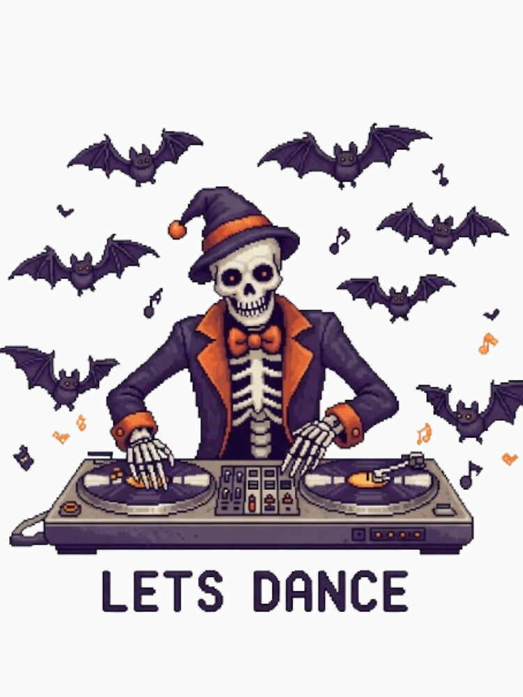DJ skeleton lets Dance by veejiras T-Shirts, Hoodie, Sweatshirt | BlankRebels.com (Image 3)