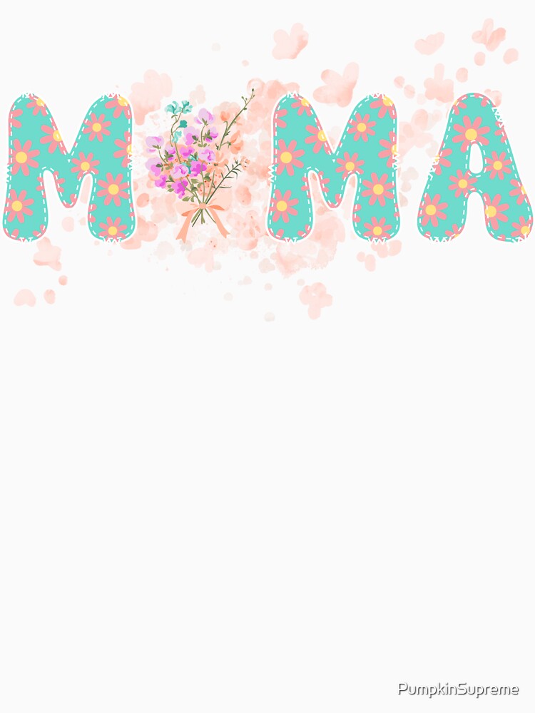 Mama Floral Watercolor by PumpkinSupreme T-Shirts, Hoodie, Sweatshirt | BlankRebels.com (Image 3)