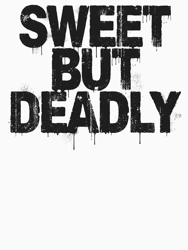 Sweet But Deadly Grunge Quote - Street Art Aesthetic by LoveIsPoison