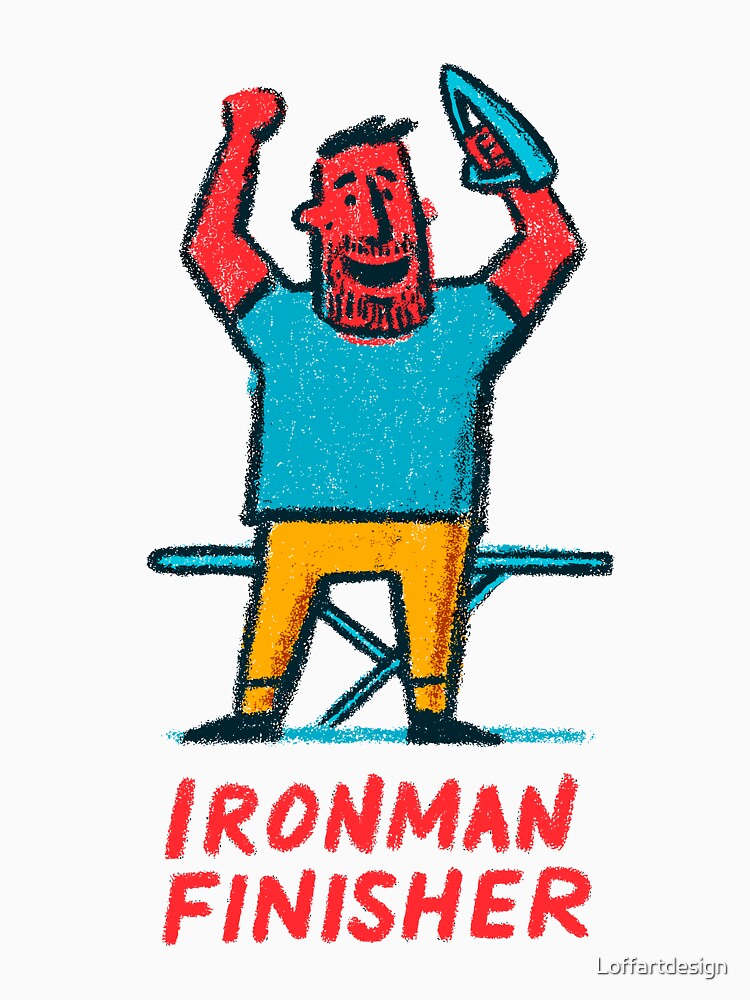 Ironman (Domestic Edition) T-Shirt | Triathlon Finisher Parody | Funny Ironman Spoof | by Loffartdesign Hoodie,... (Image 3)