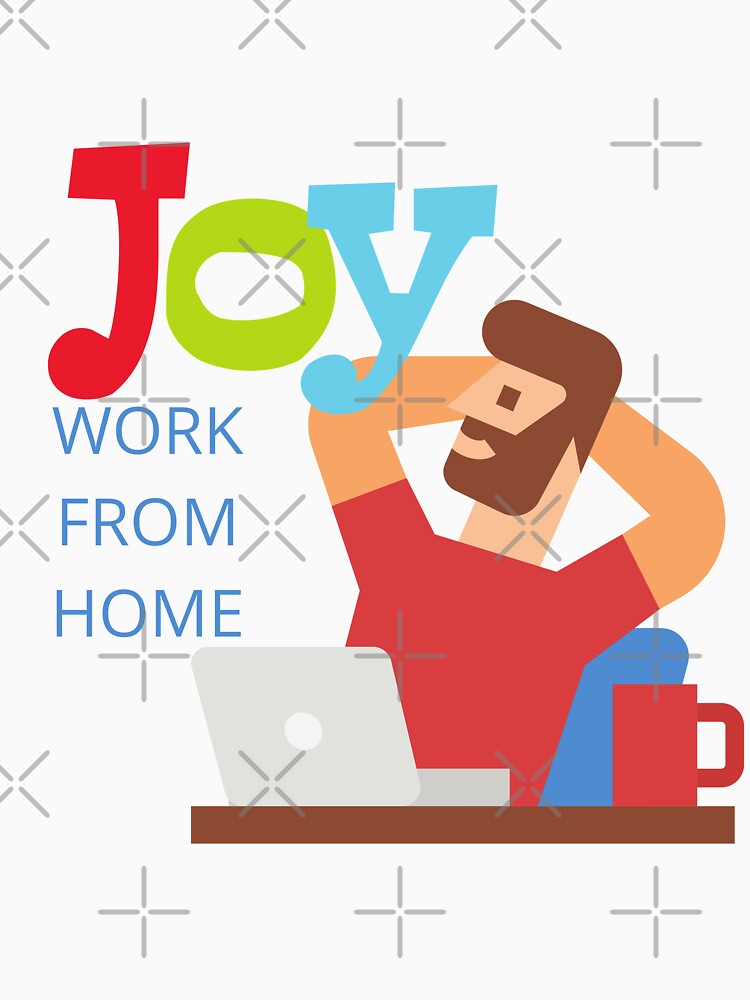 JOY WORK FROM HOME by OMdesign10 T-Shirts, Hoodie, Sweatshirt | BlankRebels.com (Image 3)