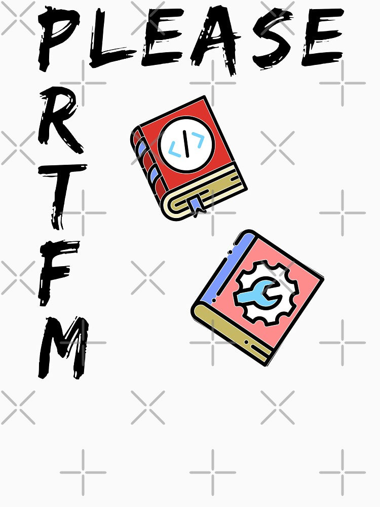 Please RTFM (color black) by Stornu2Ruedas T-Shirts, Hoodie, Sweatshirt | BlankRebels.com (Image 3)