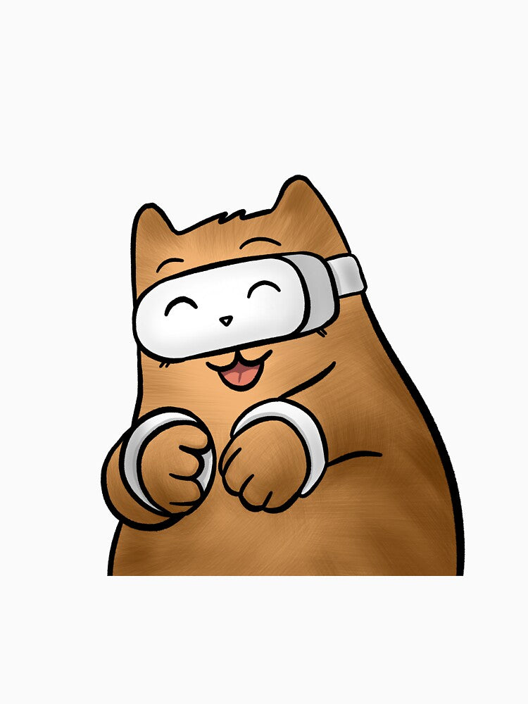 Gamer Cat Virtual Reality by purrfectdrawing T-Shirts, Hoodie, Sweatshirt | BlankRebels.com (Image 3)