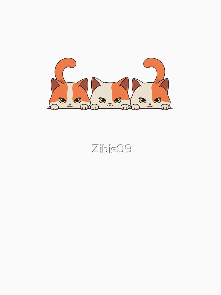 Cat Trio by Zibis09 T-Shirts, Hoodie, Sweatshirt | BlankRebels.com (Image 3)