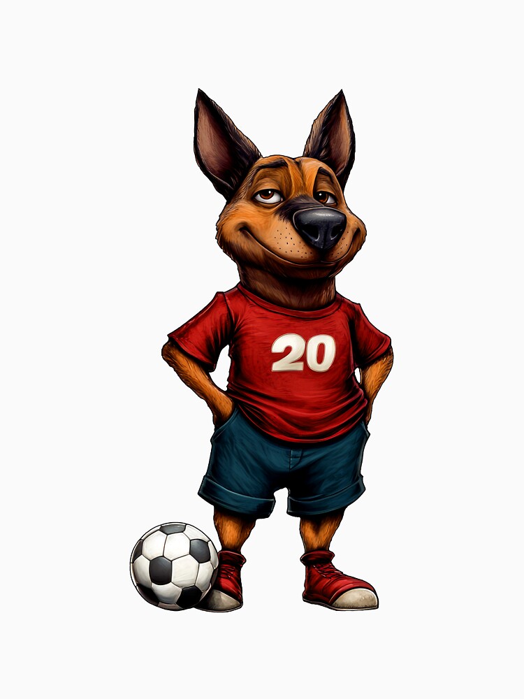 German Shepherd footballer by Soulskier