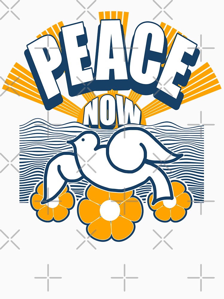 PEACE NOW ))(( 60s Retro Hippie Make Love Not War by acquiesce13 T-Shirts, Hoodie, Sweatshirt | BlankRebels.com (Image 3)