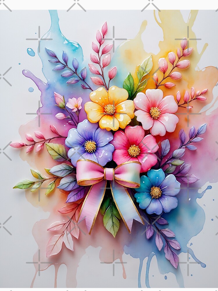 Flowers and Bows by Neranchara T-Shirts, Hoodie, Sweatshirt | BlankRebels.com (Image 3)