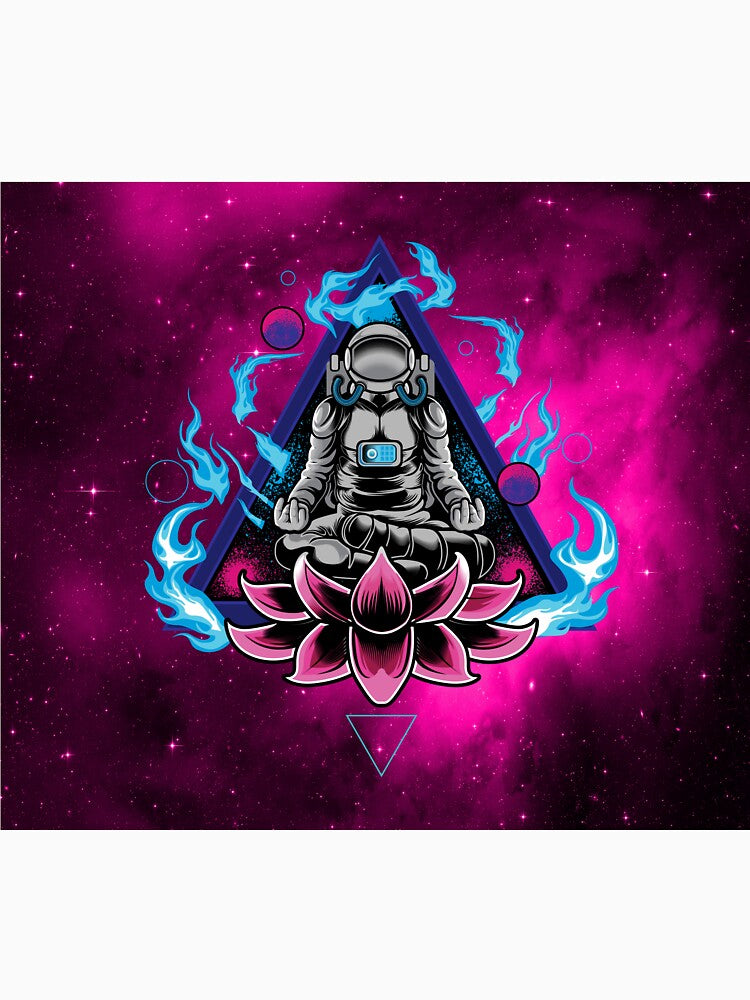 space zen meditation lotus flower by toastygoat T-Shirts, Hoodie, Sweatshirt | BlankRebels.com (Image 3)