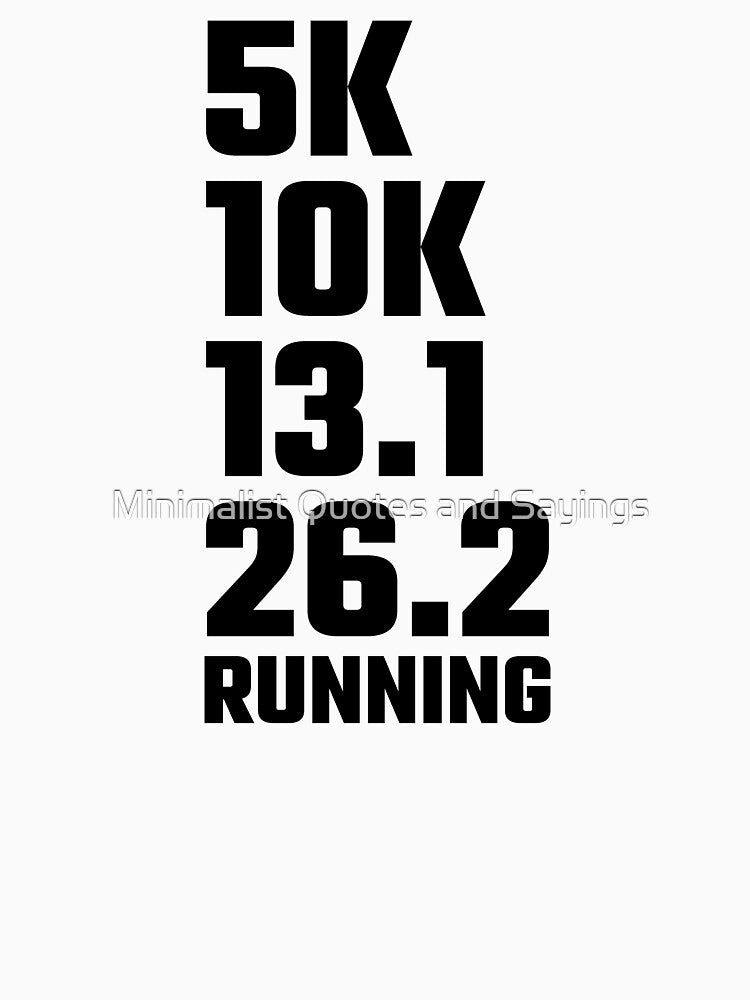 Running lover Gift, Marathon Distance by Minimalist Quotes and Sayings T-Shirts, Hoodie, Sweatshirt (Image 3)