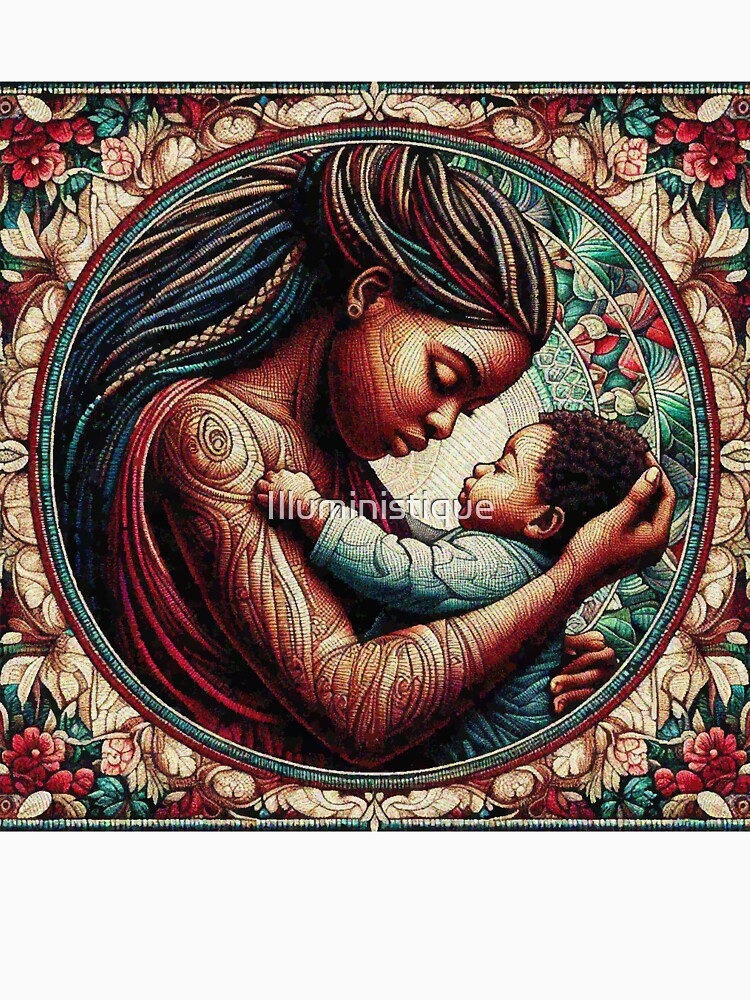 Mothers Day Sweet Bonding of Mother and Child by Illuministique T-Shirts, Hoodie, Sweatshirt | BlankRebels.com (Image 3)