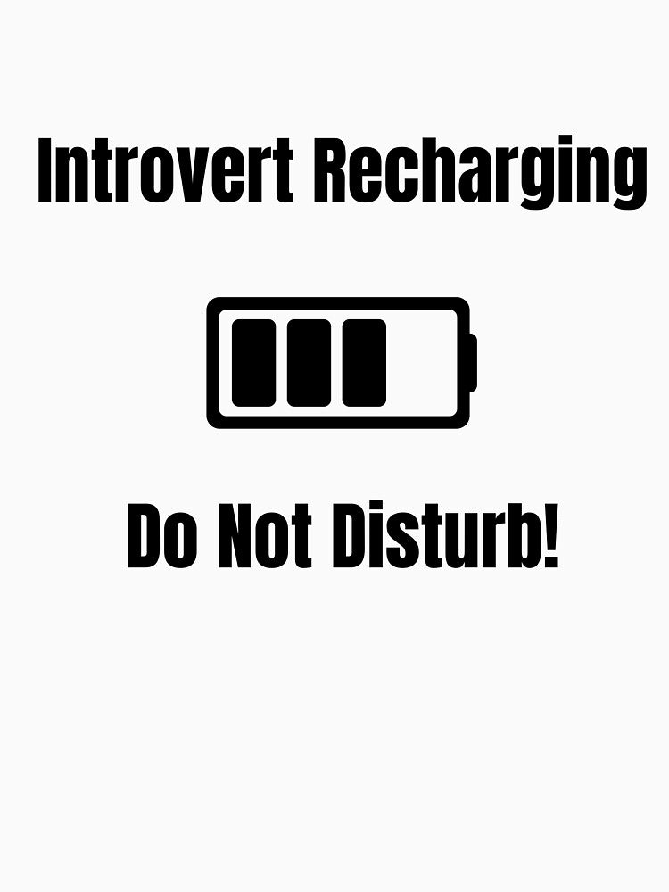 Introvert Recharging by Pegasus27 T-Shirts, Hoodie, Sweatshirt | BlankRebels.com (Image 3)