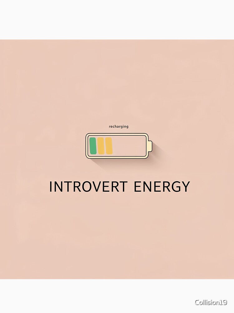 Funny Introvert Energy Shirt | Recharge Mode Minimalist Design by Collision19 Hoodie, Sweatshirt | BlankRebels.com (Image 3)
