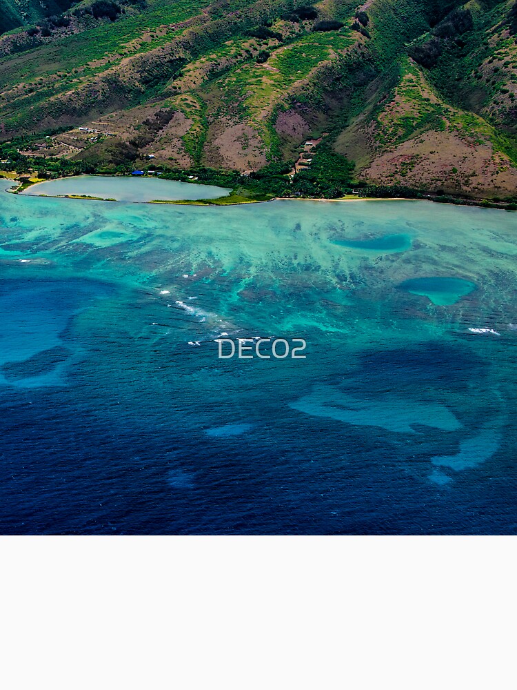 Exotic, Scenic, Tropical Ocean Bay in Maui, Hawaii Art Photo by DEC02 T-Shirts, Hoodie, Sweatshirt (Image 3)