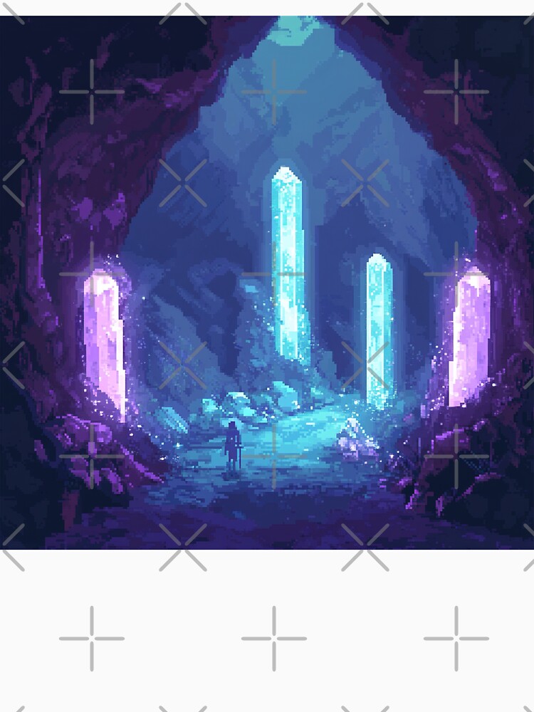 Crystal Cavern Pixel Depths by RetroPixelCraft