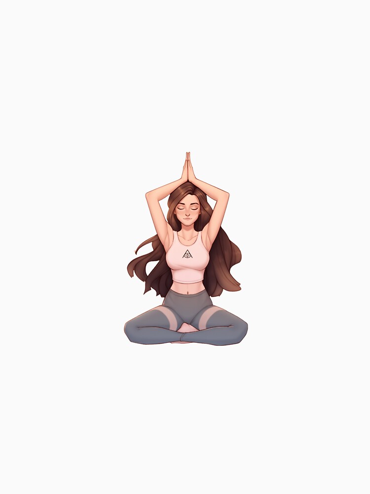 Yoga pose t-shirt by TeeJoyful Hoodie, Sweatshirt | BlankRebels.com (Image 3)