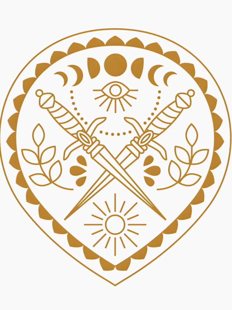 Mystic Daggers Moon Phase Third Eye Sun by GrassThorn T-Shirts, Hoodie, Sweatshirt | BlankRebels.com (Image 3)