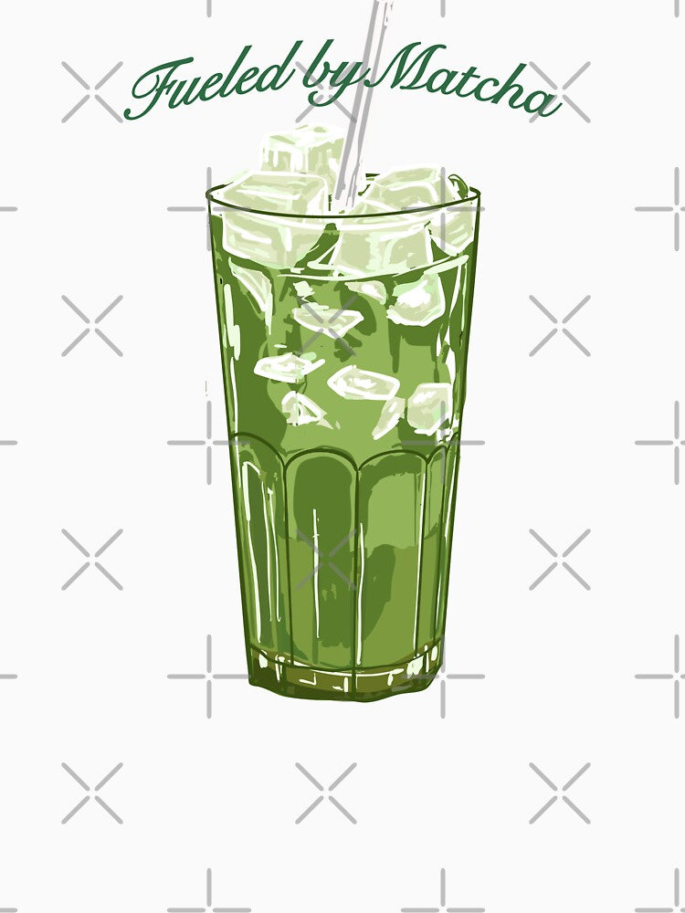 Fueled by Matcha – Vintage Green Tea Illustration by MaiZephyr T-Shirts, Hoodie, Sweatshirt | BlankRebels.com (Image 3)