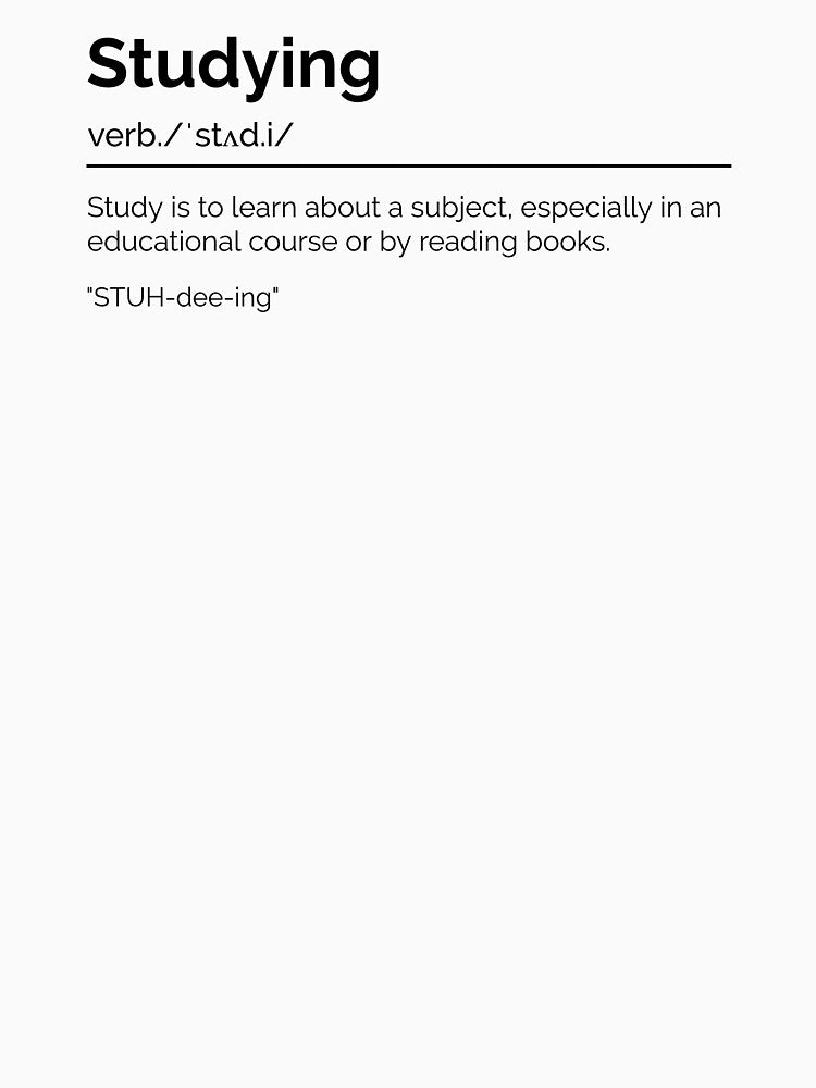 Studying by ConsiTee T-Shirts, Hoodie, Sweatshirt | BlankRebels.com (Image 3)