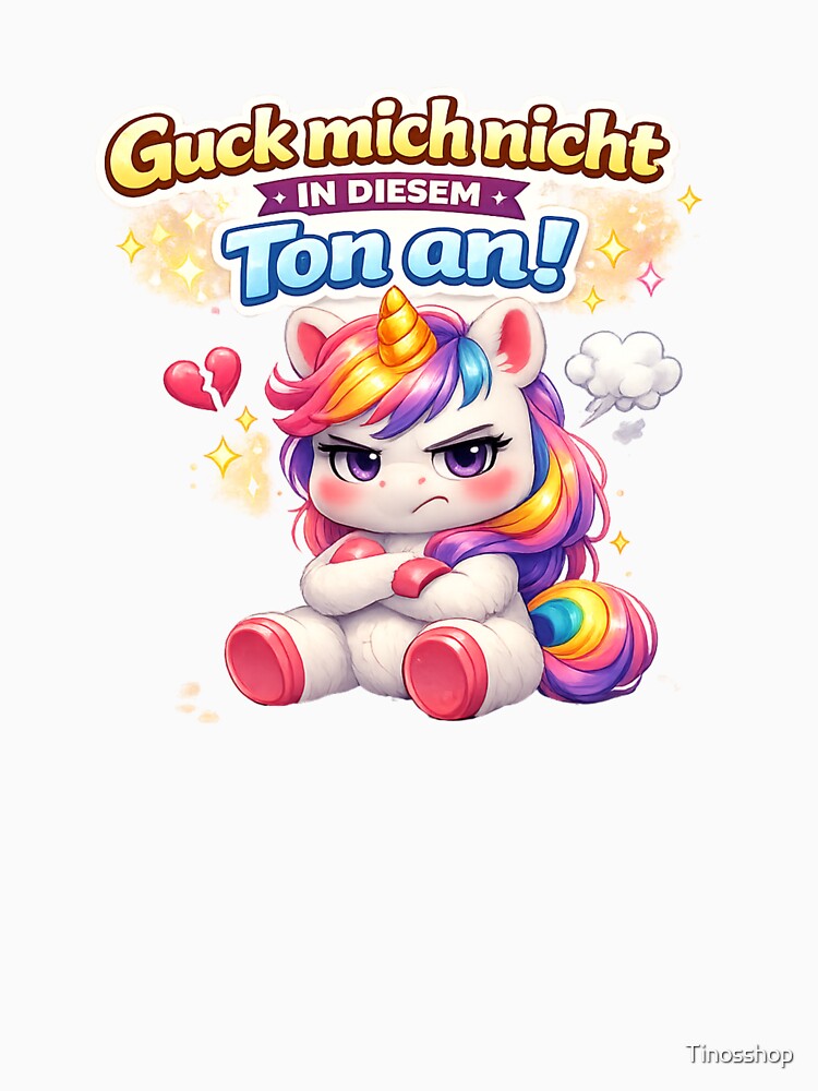Don’t Look at Me Like That – Sassy Unicorn by Tinosshop T-Shirts, Hoodie, Sweatshirt | BlankRebels.com (Image 3)