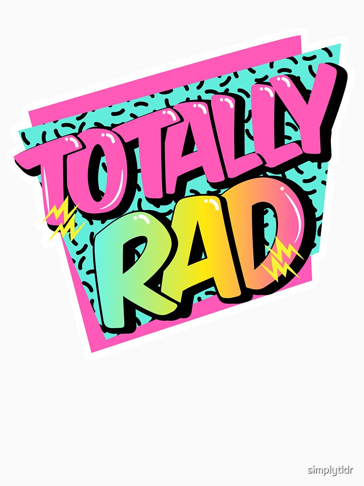 Totally Rad 1980s Shirt Eighties Style Costume Party Idea by simplytldr
