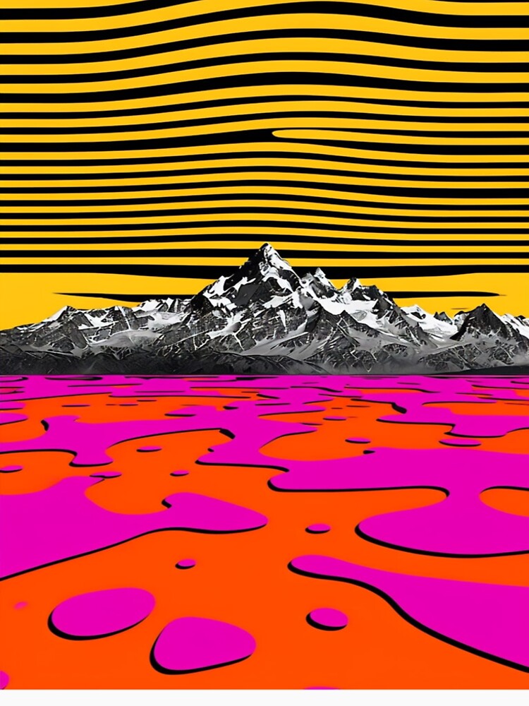 Surreal mountain view by saly55887 T-Shirts, Hoodie, Sweatshirt | BlankRebels.com (Image 2)