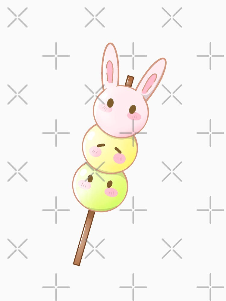 Kawaii bunny dango by Quineveer Alice T-Shirts, Hoodie, Sweatshirt | BlankRebels.com (Image 3)