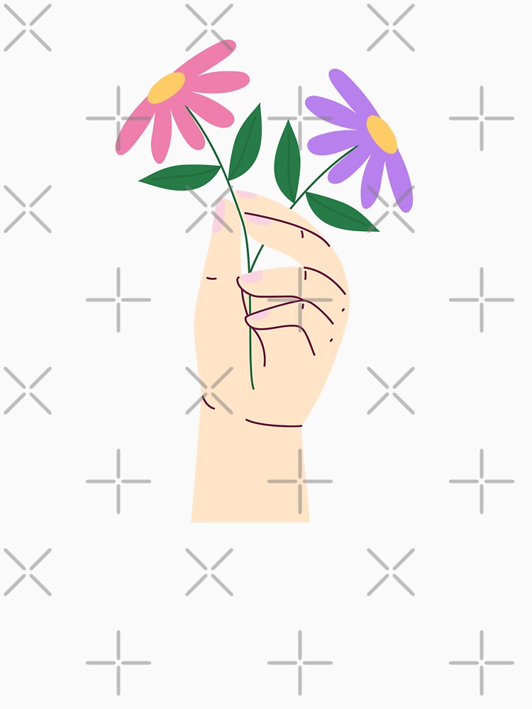 Cute flowers to you sticker by DesignPMG T-Shirts, Hoodie, Sweatshirt | BlankRebels.com (Image 3)