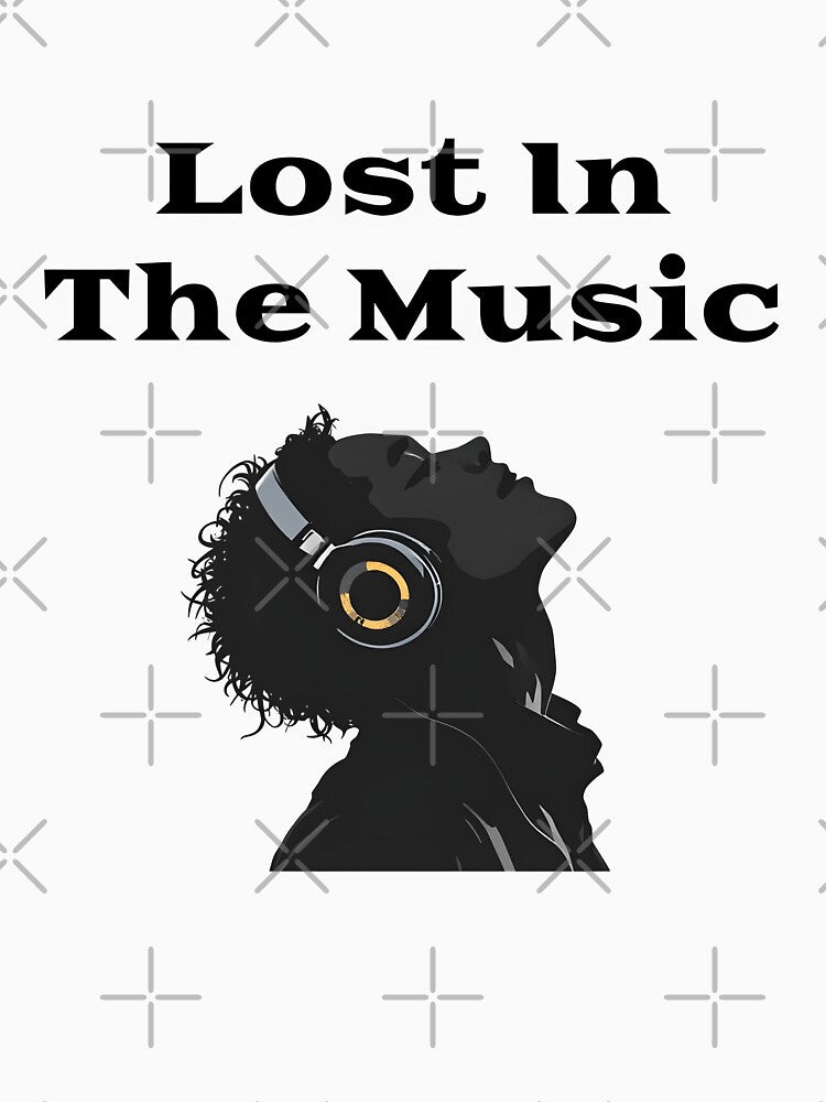 Lost in the Music: Silhouette by Jollys-ArtShop T-Shirts, Hoodie, Sweatshirt | BlankRebels.com (Image 3)