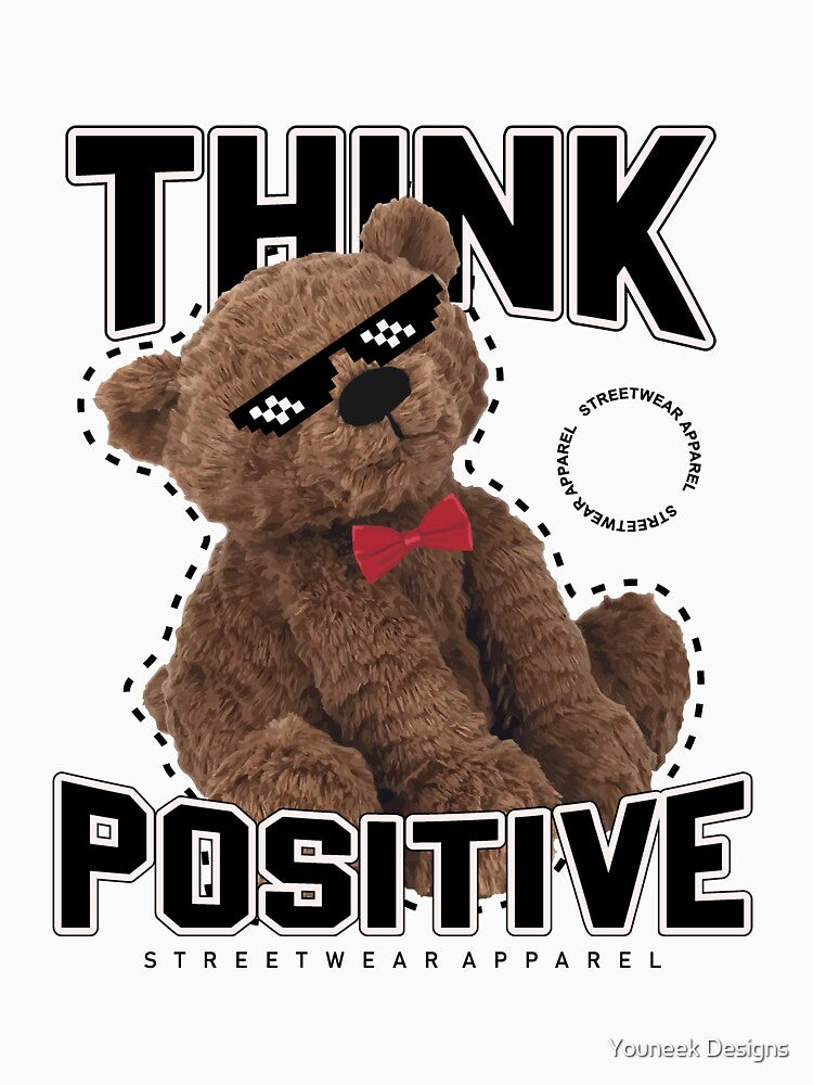 Think Positive by Youneek Designs T-Shirts, Hoodie, Sweatshirt | BlankRebels.com (Image 3)