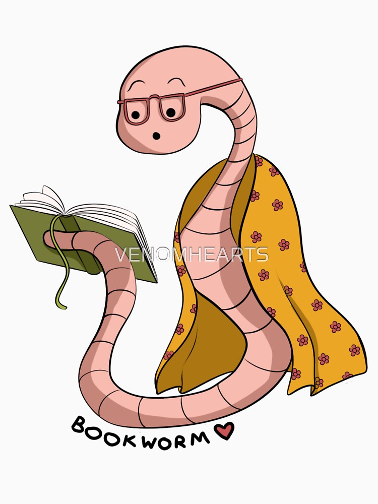 BOOKWORM by VENOMHEARTS T-Shirts, Hoodie, Sweatshirt | BlankRebels.com (Image 3)
