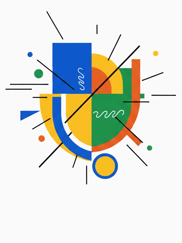 Abstract Geometric Art – Modern Colorful Design by Be-You-Vibes T-Shirts, Hoodie, Sweatshirt | BlankRebels.com (Image 3)