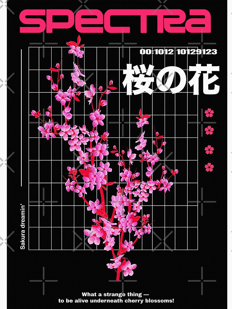 Vaporwave Aesthetic Beautiful Flowers Pattern by OWLvision33