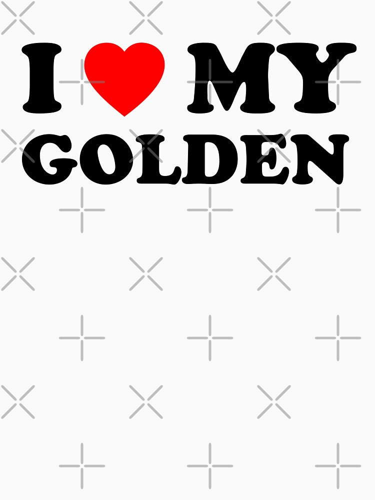 I Love My Golden Retriever Heart Dog Gift by Guarddogdrive T-Shirts, Hoodie, Sweatshirt | BlankRebels.com (Image 3)