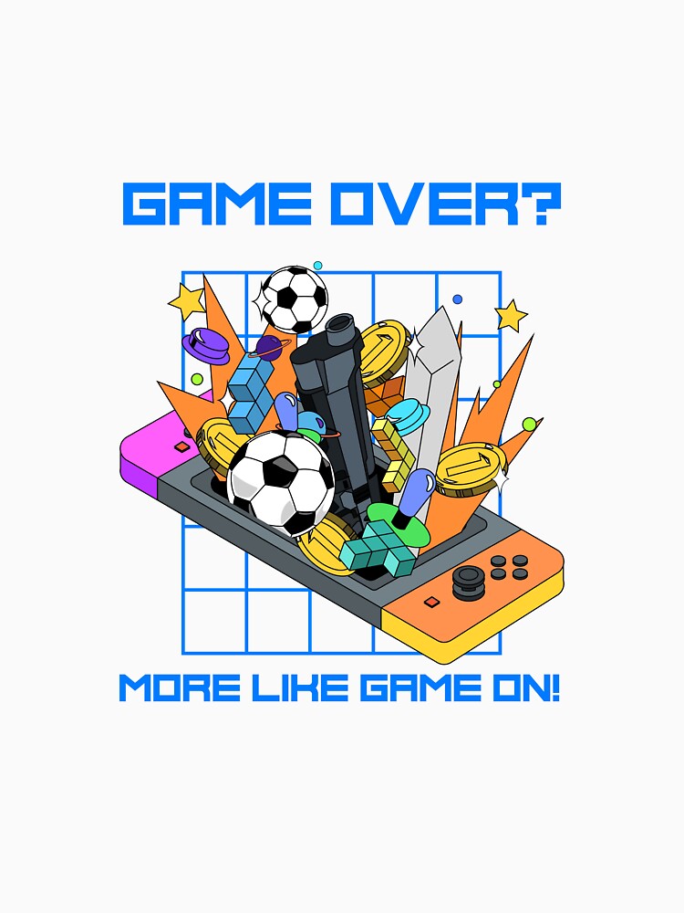 Game Over? More Like Game ! Old School Gamer Retro Vintage Controller T-Shirts, Hoodie, Sweatshirt