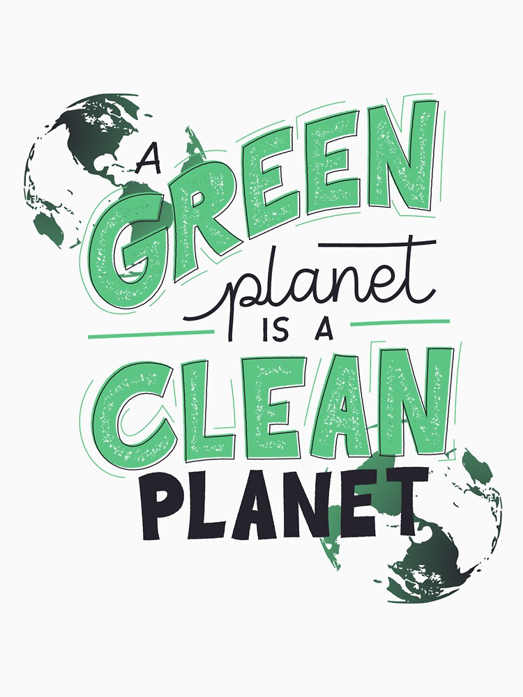 Sustainable Living: No Planet B, Just a Green Plan by JaaCreativeShop T-Shirts, Hoodie, Sweatshirt (Image 3)